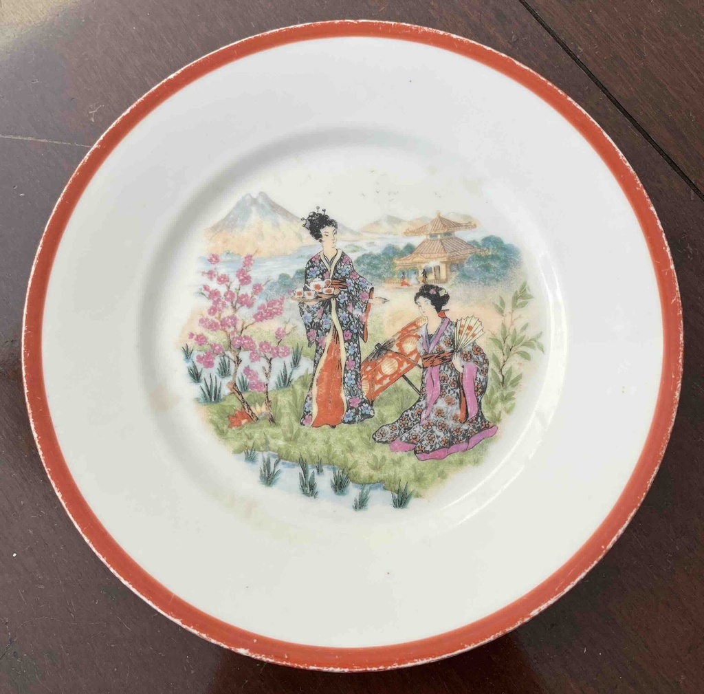 PLATO DECORATIVO JAPONÉS