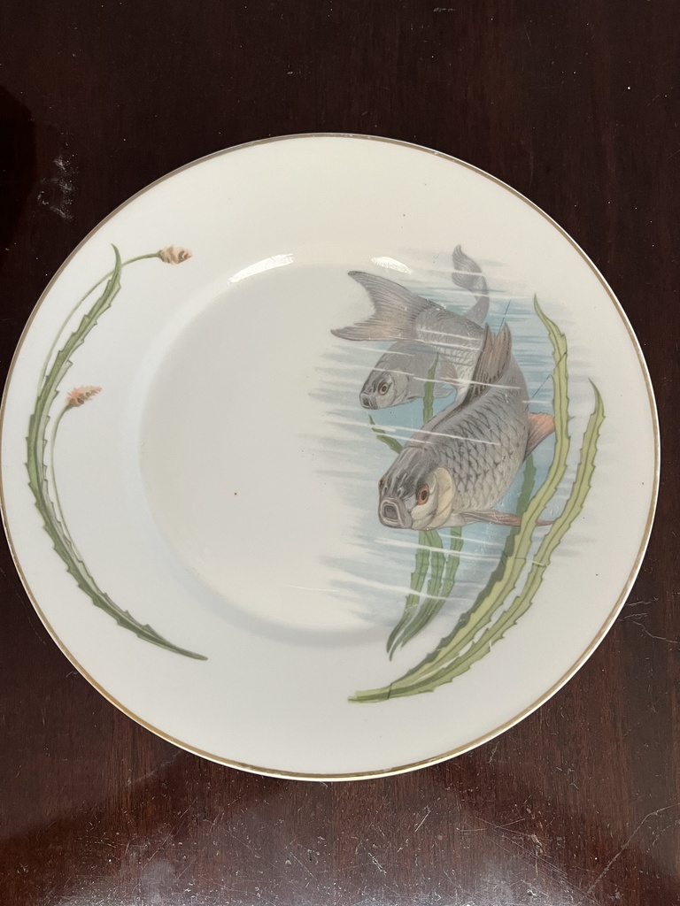 Juego de 3 platos antiguos