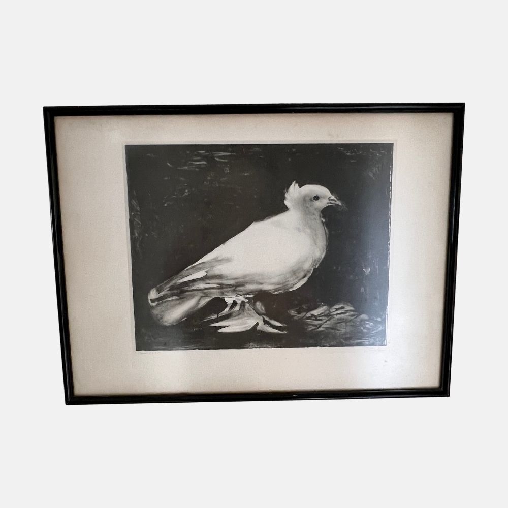 Litografìa, prueba de artista "paloma" Pablo Picasso sin fecha