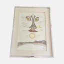 Cuadro  "la total aucecia del deseo" de A. Miròn junio 1984