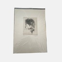 Litografìa 14/36 Antonio Aguado Figura masculina con flauta