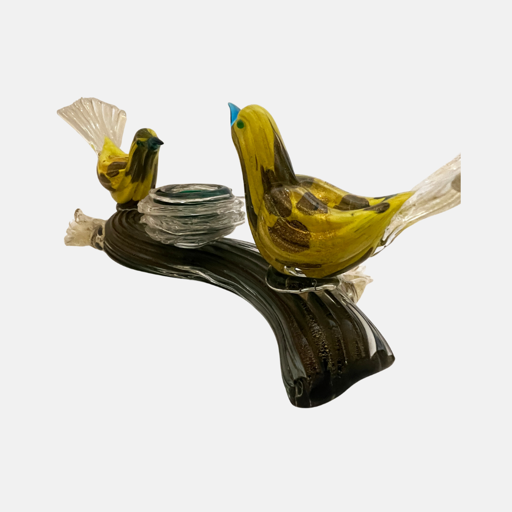 Candelero para tea light de cristal de Murano