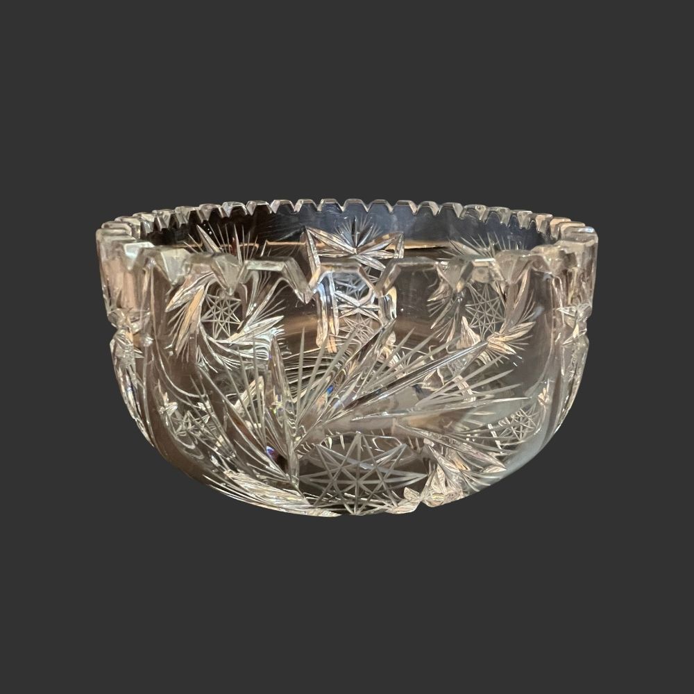 Plato de cristal cortado Lausitzer para dulces