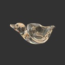 Cenicero de cristal en forma de pato