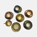 Juego de 6 tazas con plato Alaka-Bunst Alboth Kaisser Bavaria