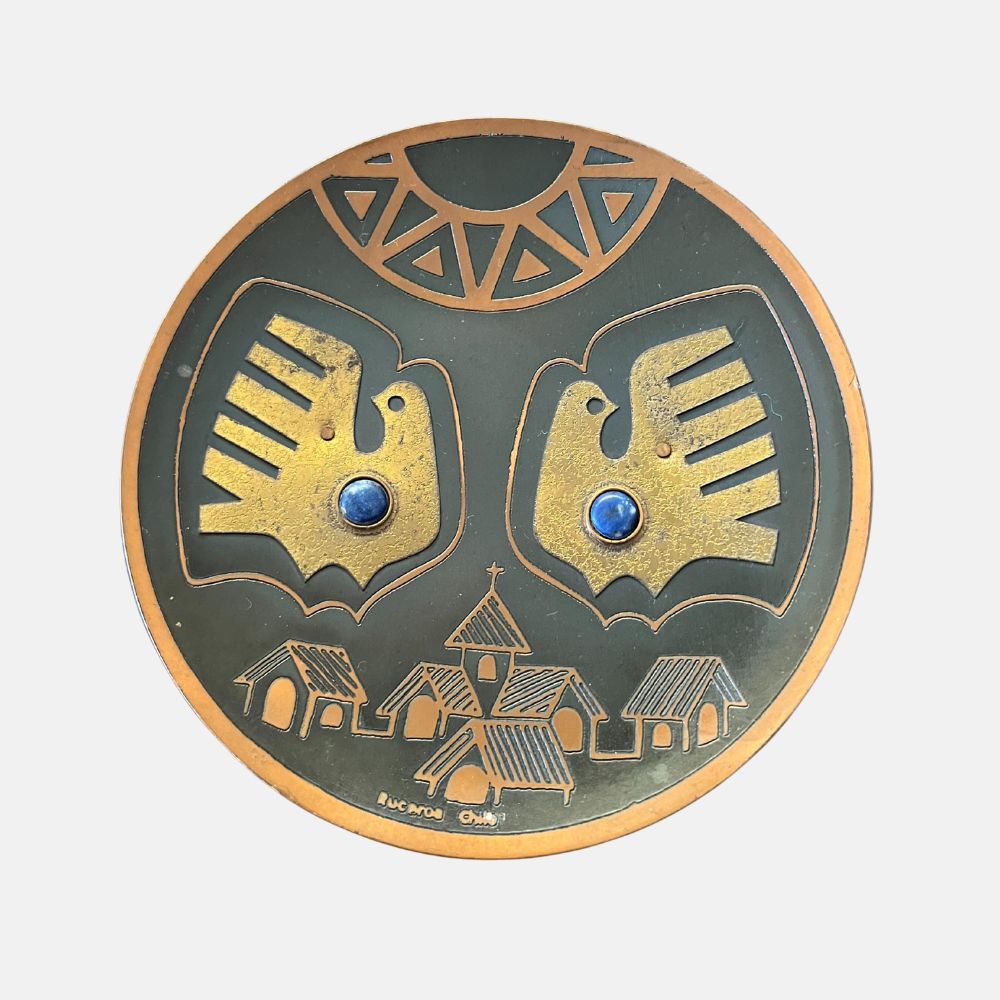 Plato decorativo Chileno