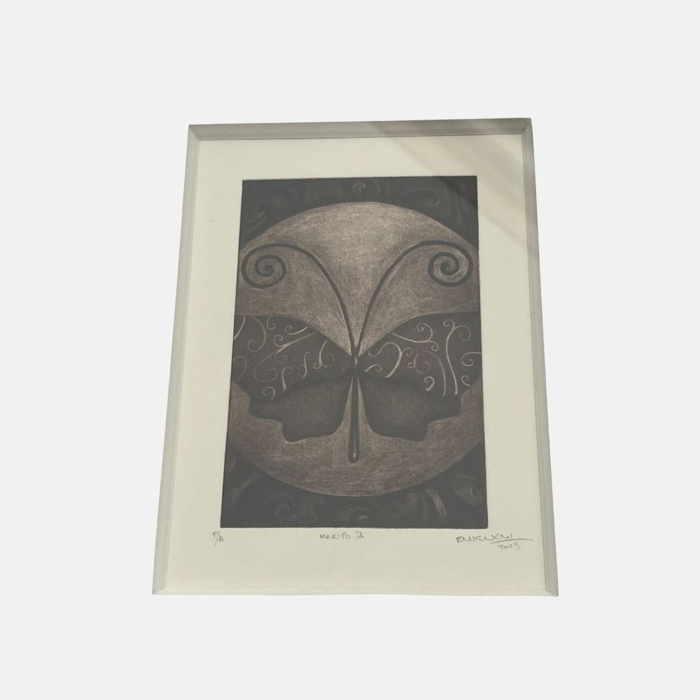 Litografía "Mariposa" 20/5 por Erick Menchú