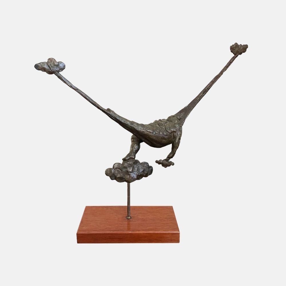 Escultura "La Hamaca" por Edgar Guzmán Schwartz.