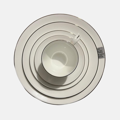 [TGGdP0001] Vajilla para 12 personas marca Lenox serie Continental Dining Platinum