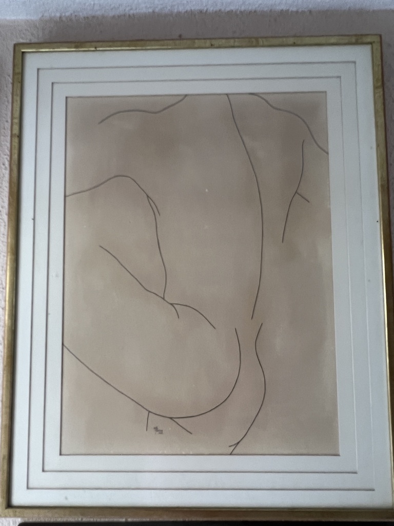 Desnudo por David Ordoñez - Silueta Espalda 1982