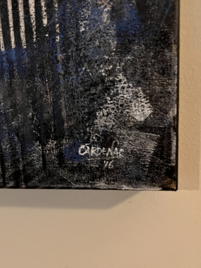 Cuadro Oleo de mujer por M. Cárdenas ´96