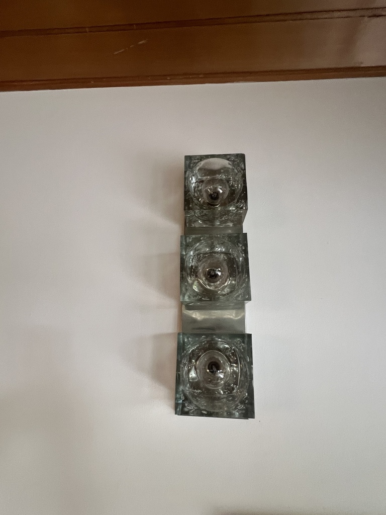 Lámpara vintage "Ice Cube"