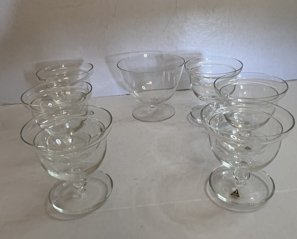 Juego de Camaroneras de cristal Sussmuth