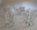 Juego de Camaroneras de cristal Sussmuth