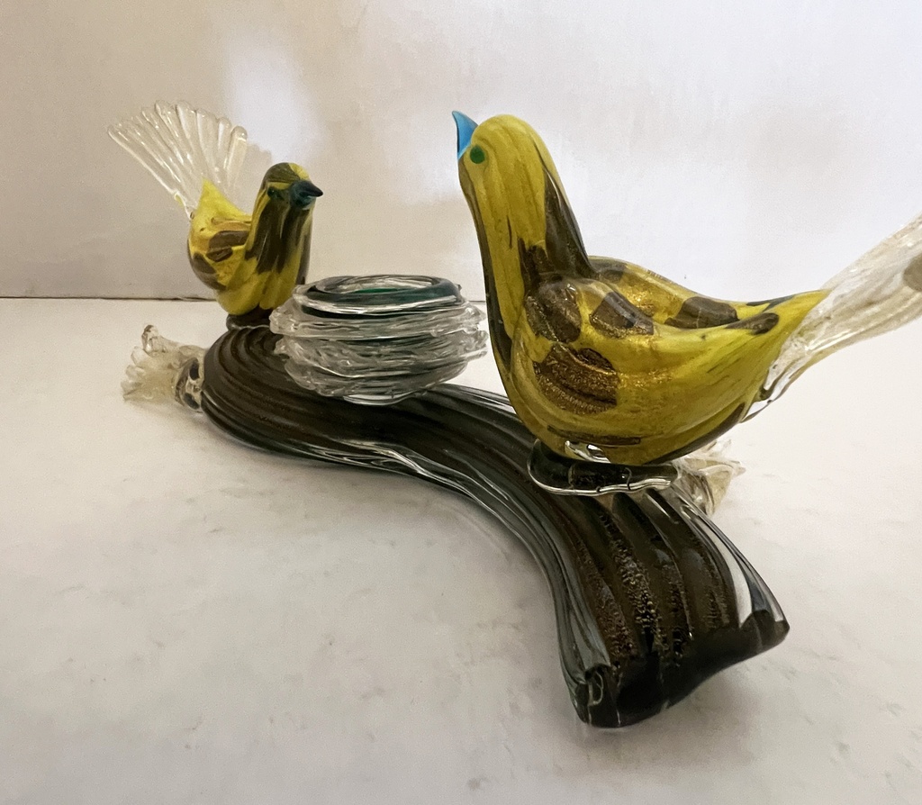 Candelero para tea light de cristal de Murano