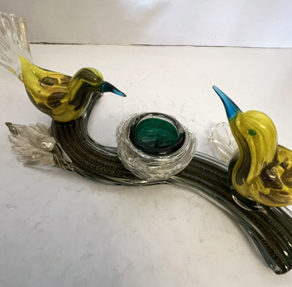 Candelero para tea light de cristal de Murano