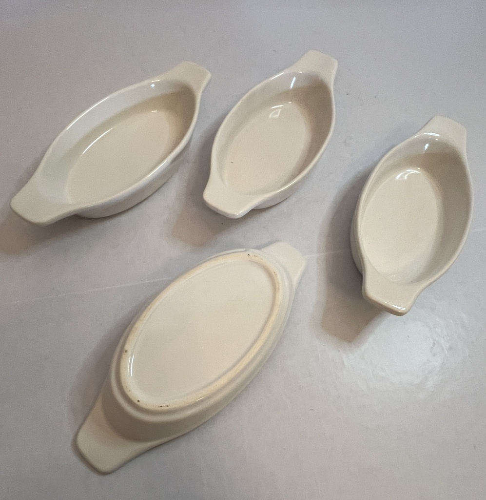 Set de 4 canoitas para Soufle