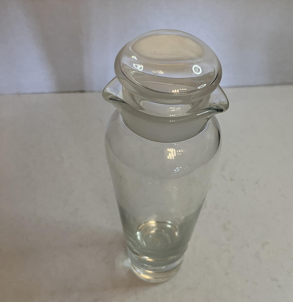 Gran Coctelera de vidrio "Samba" con burbuja - Kosta por Vicke Lindstrand