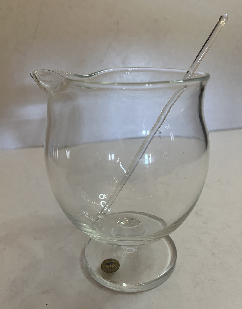 Juego de Pichel cocktelero con revolvedor y 6 copas