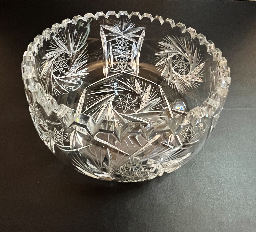 Plato de cristal cortado Lausitzer para dulces