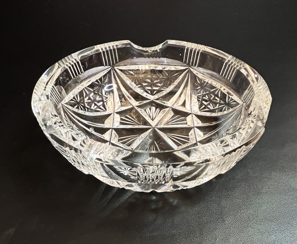 Cenicero de cristal diseño de Estrella