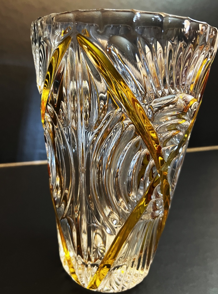 Florero de cristal de plomo