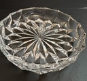 Platito de cristal cortado diseño de estrella