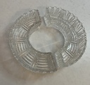 FloreroGlass Bagley Sowerby Davidson's de cristal estilo anillo posy