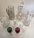 Juego de bar de cristal cortado y esmerilado Baccarat
