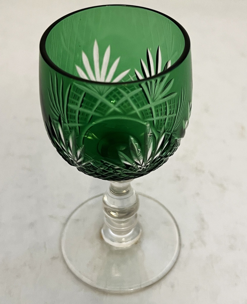 Juego de bar de cristal cortado y esmerilado Baccarat