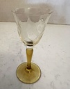 Juego de copas de cristal Antigua Dorflinger ArtDeco