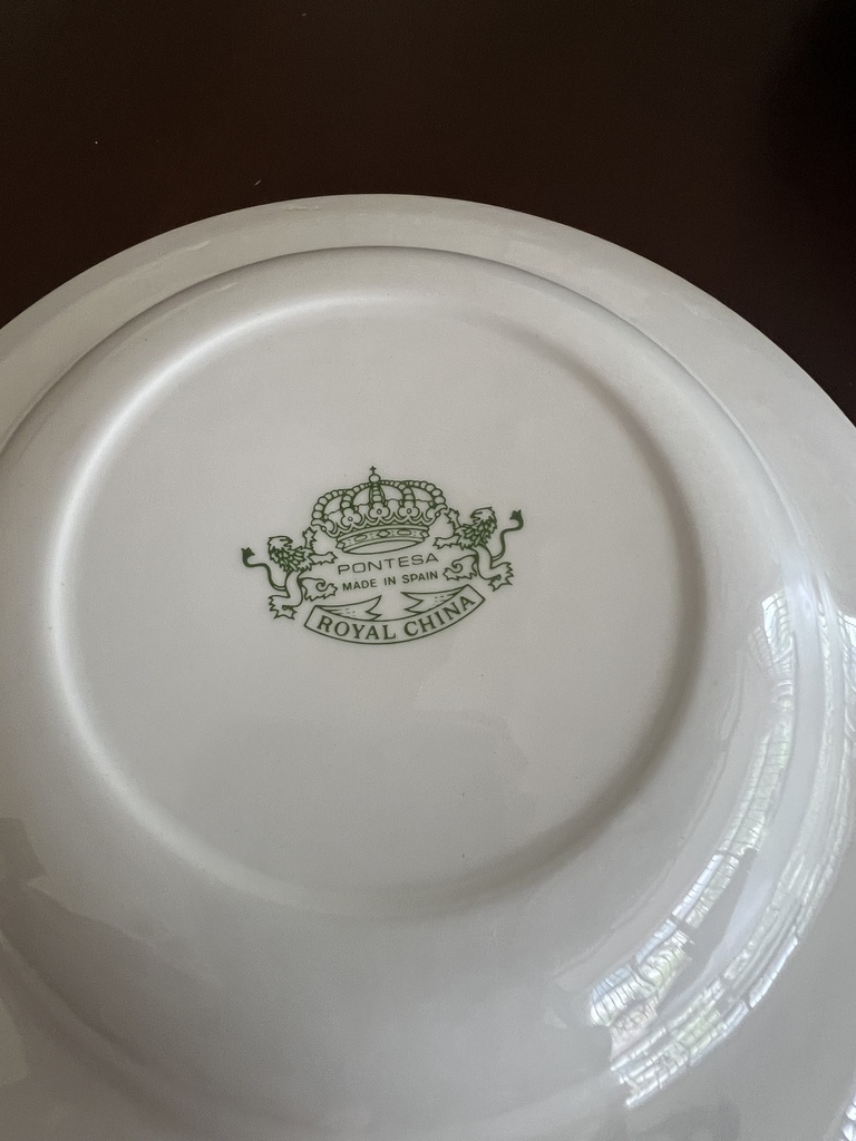 12 platos soperos Royal China, PONTESA España