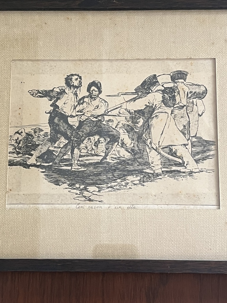 Set de 8 replicas de AguaFuerte por Francisco Goya y Lucentes