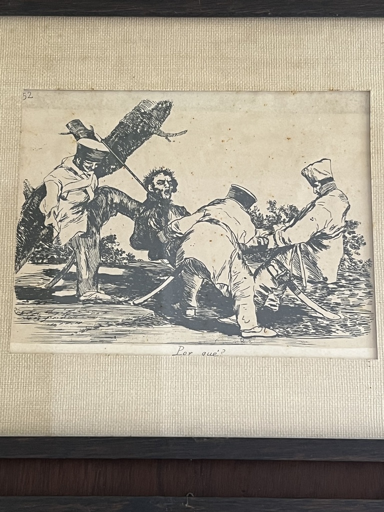 Set de 8 replicas de AguaFuerte por Francisco Goya y Lucentes
