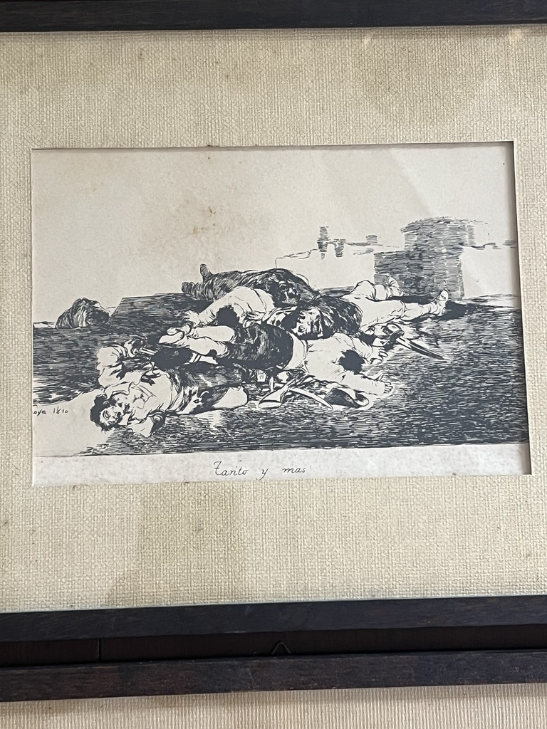Set de 8 replicas de AguaFuerte por Francisco Goya y Lucentes