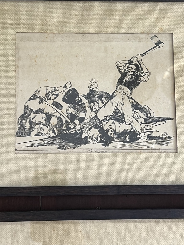 Set de 8 replicas de AguaFuerte por Francisco Goya y Lucentes