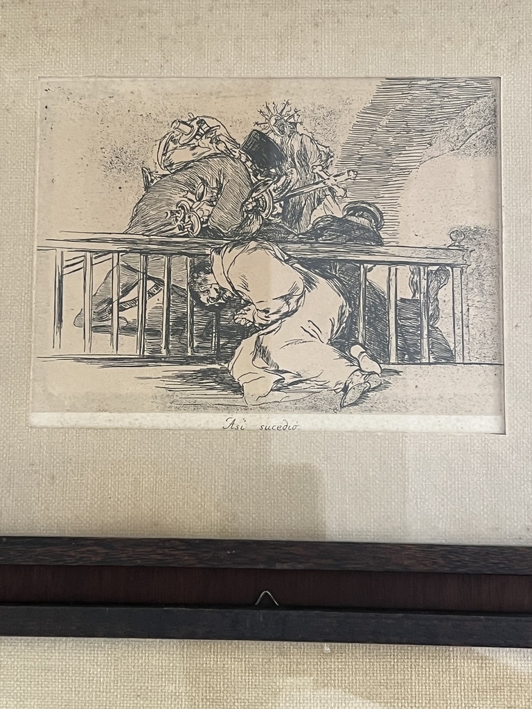 Set de 8 replicas de AguaFuerte por Francisco Goya y Lucentes