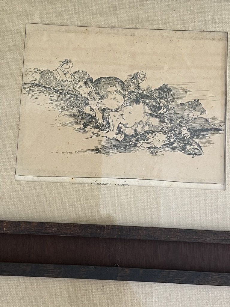 Set de 8 replicas de AguaFuerte por Francisco Goya y Lucentes