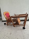 Silla alta de comer Mid century 1913