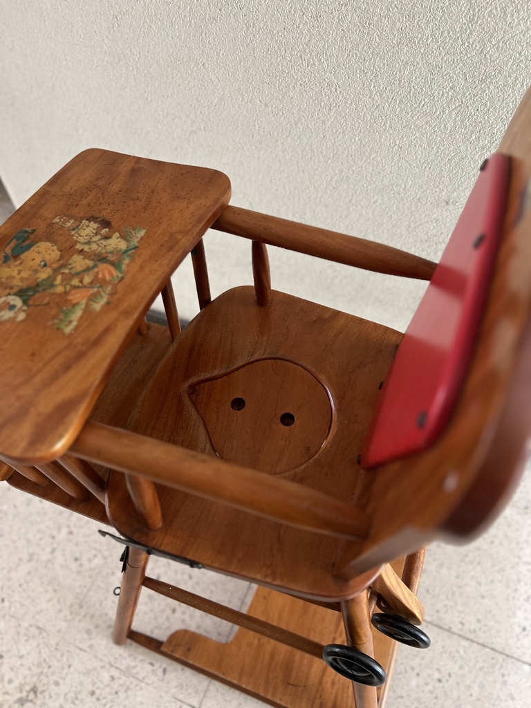 Silla alta de comer Mid century 1913