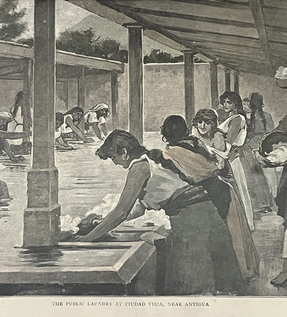 Vista de Mercado y Lavadero de Guatemala