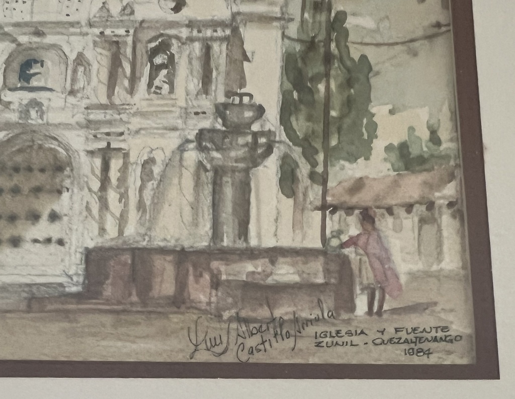 Cuadro por Luis Gilberto Castillo Arriola 1,984