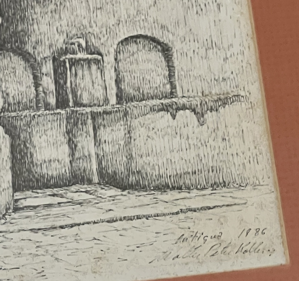 Cuadro de Rincón de la Antigua por Walter Peter Koller 1,986