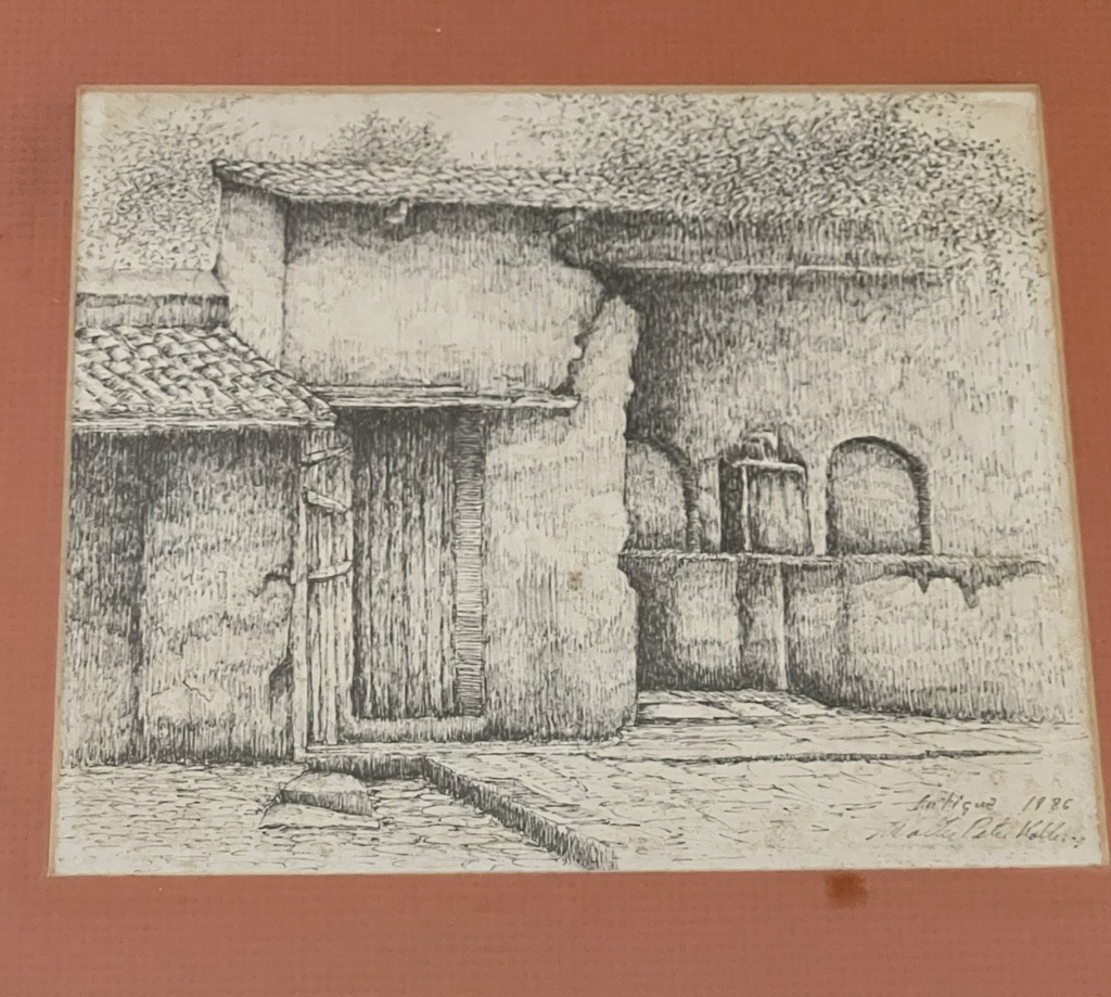 Cuadro de Rincón de la Antigua por Walter Peter Koller 1,986