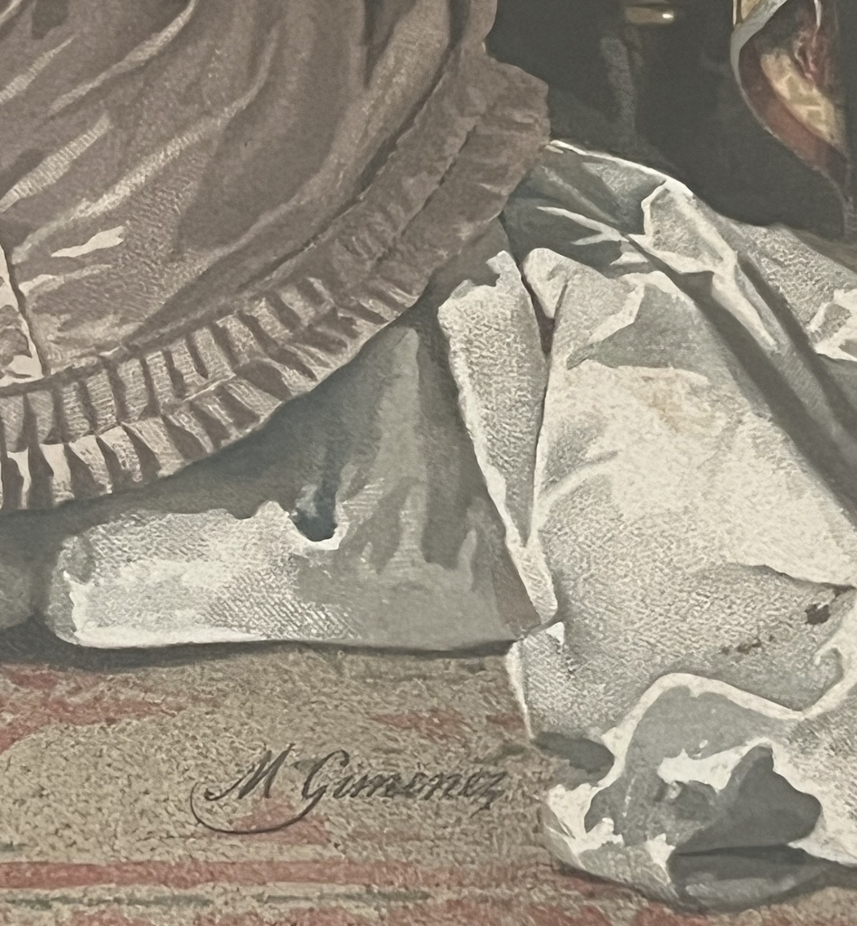 Oleografía Señora de Guatemala (Centro América)