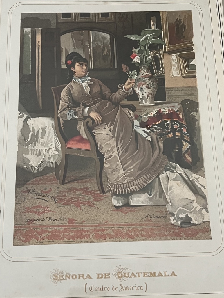 Oleografía Señora de Guatemala (Centro América)