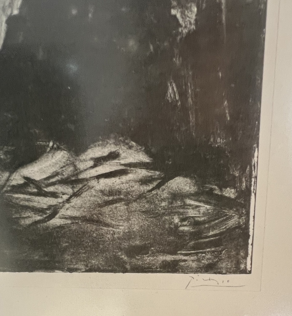 Litografìa, prueba de artista "paloma" Pablo Picasso