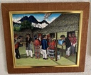 Cuadro primitivista por Roberto Yancoba Xico 1979