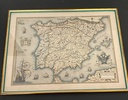 Mapa de españa y portugal antiguo