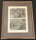 Cuadro con retrato historico de Guatemala - 2 de agosto 1,890